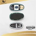 Wbm Shoe Care Instant Shining Sponge, Black 6301C